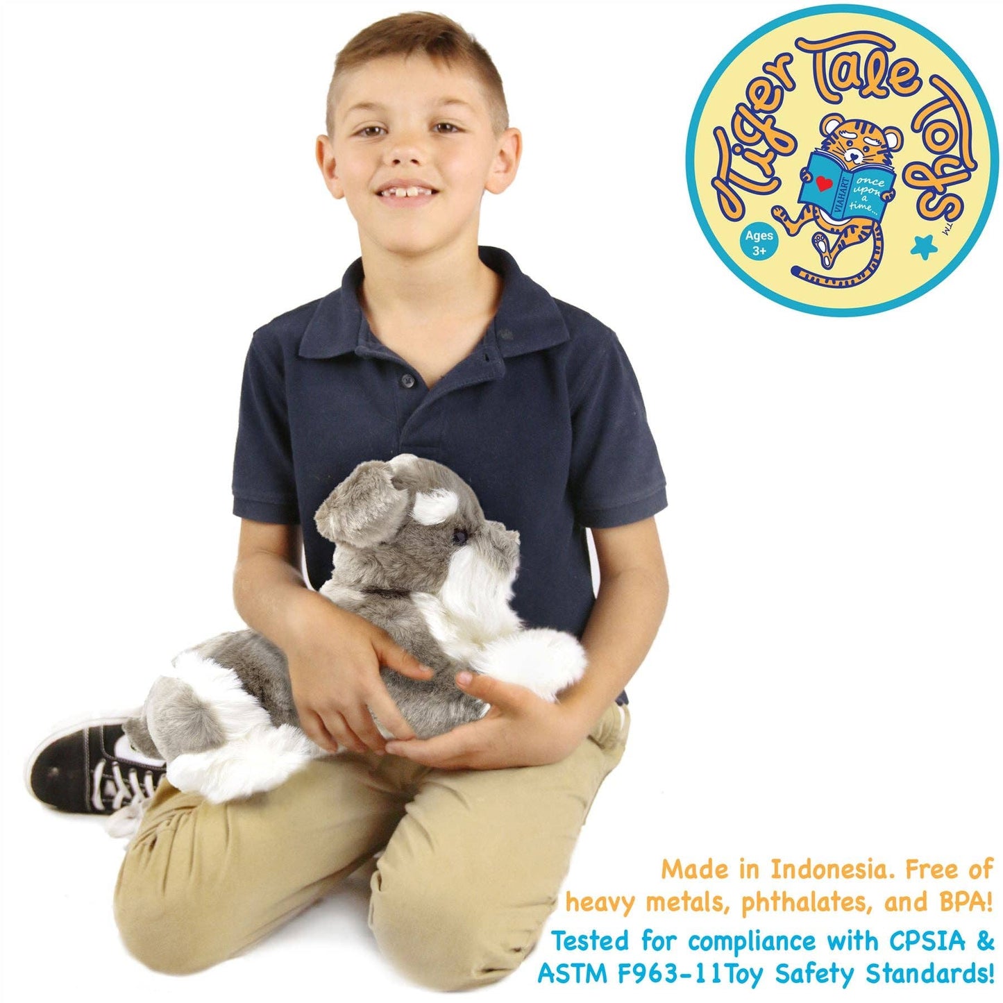 Siegfried The Schnauzer | 7 Inch Stuffed Animal Plush