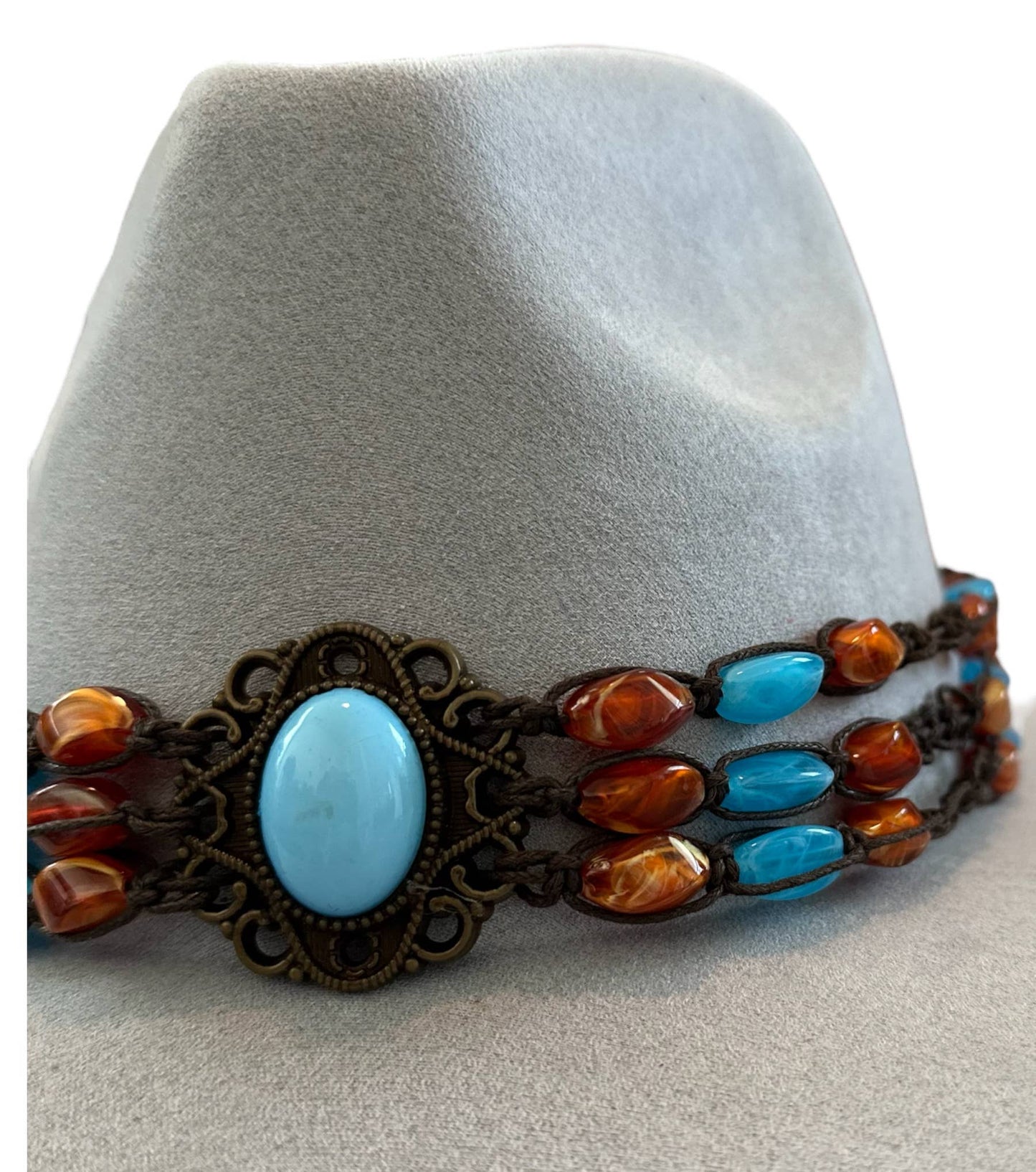 Wild Indigo - Triple Strand Turquoise Band