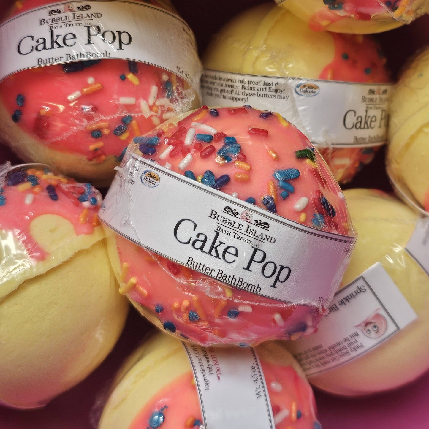 Bubble Island Bath Treats - Bath Bomb - Cake Pop