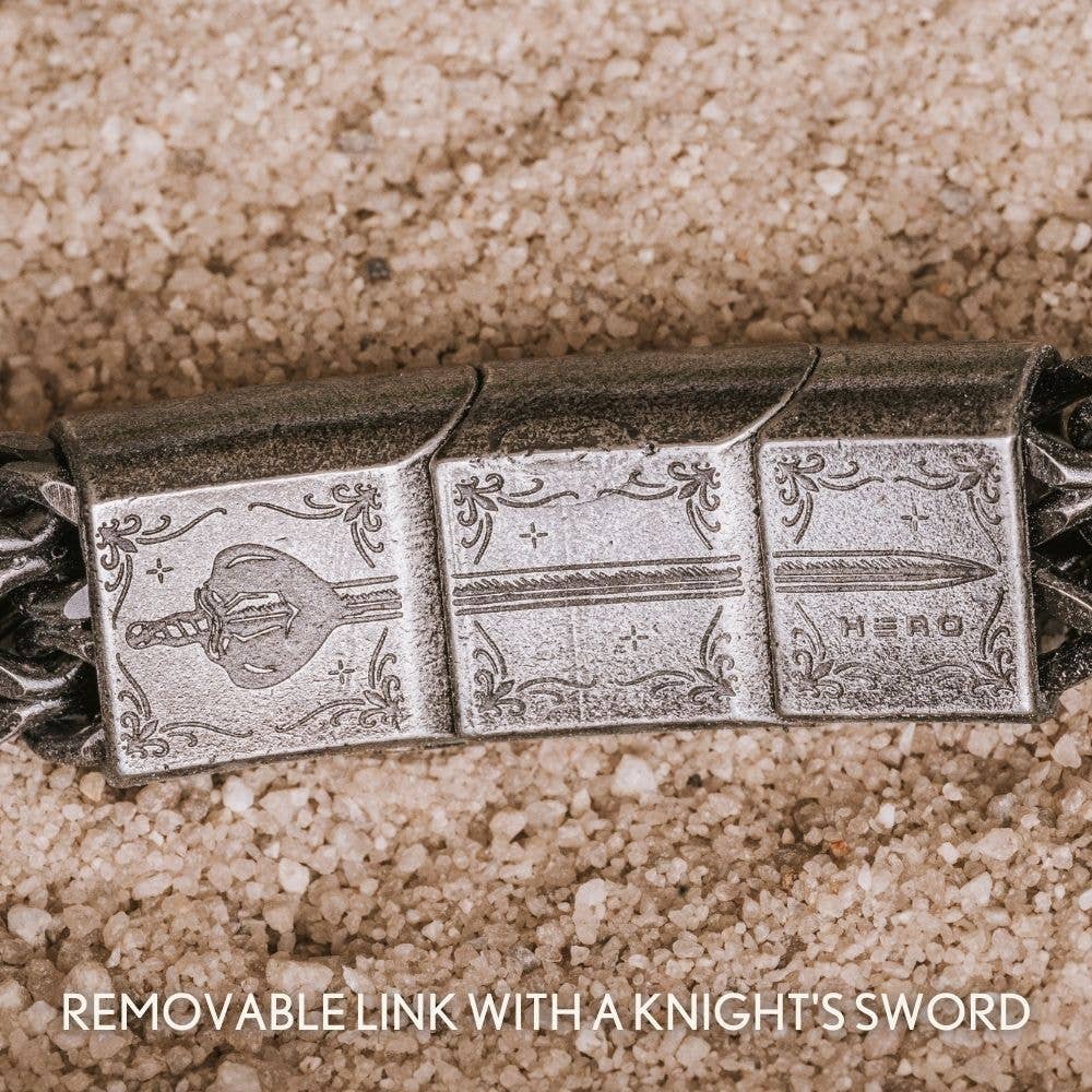The Hero Company - The Hero Company- Knight's Creed BELIEVE Credo Bracelet: Helps Pair Veterans with Service or Shelter Dogs- Faire