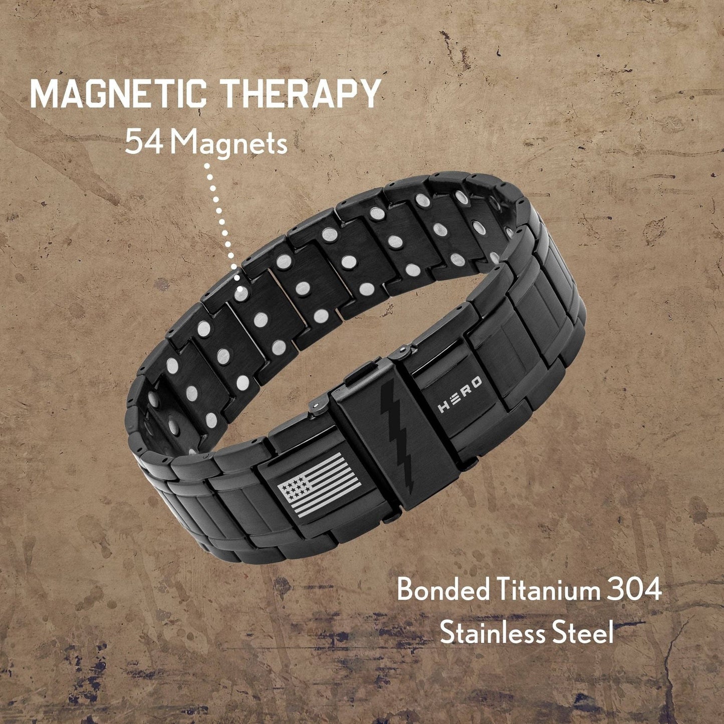 The Hero Company- Abrams Thunderbolt Tank Magnetic Bracelet: Helps Pair Veterans With A Service Dog or Shelter Dog -Faire