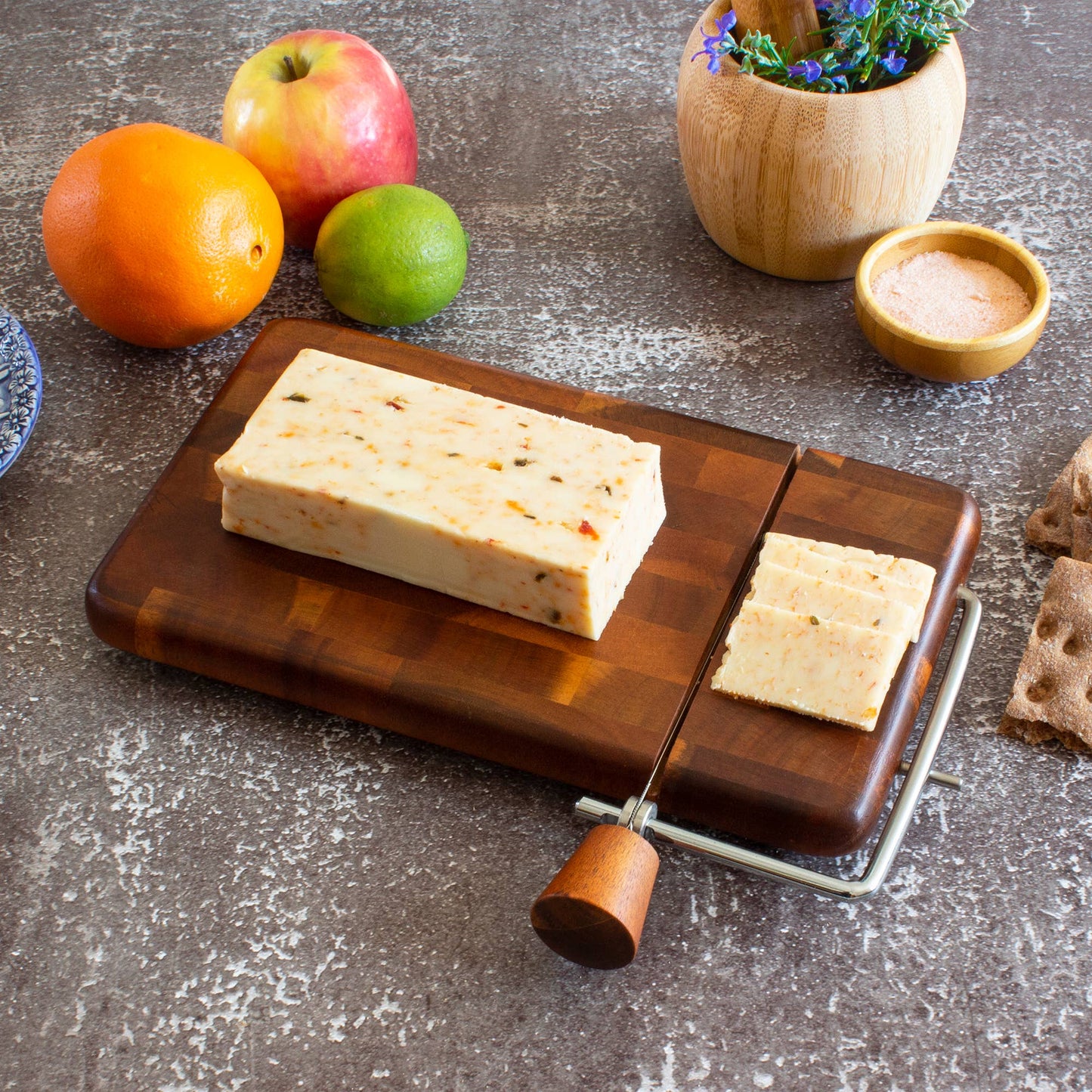 Rock & Branch® Acacia Serving Board with Cheese Slicer