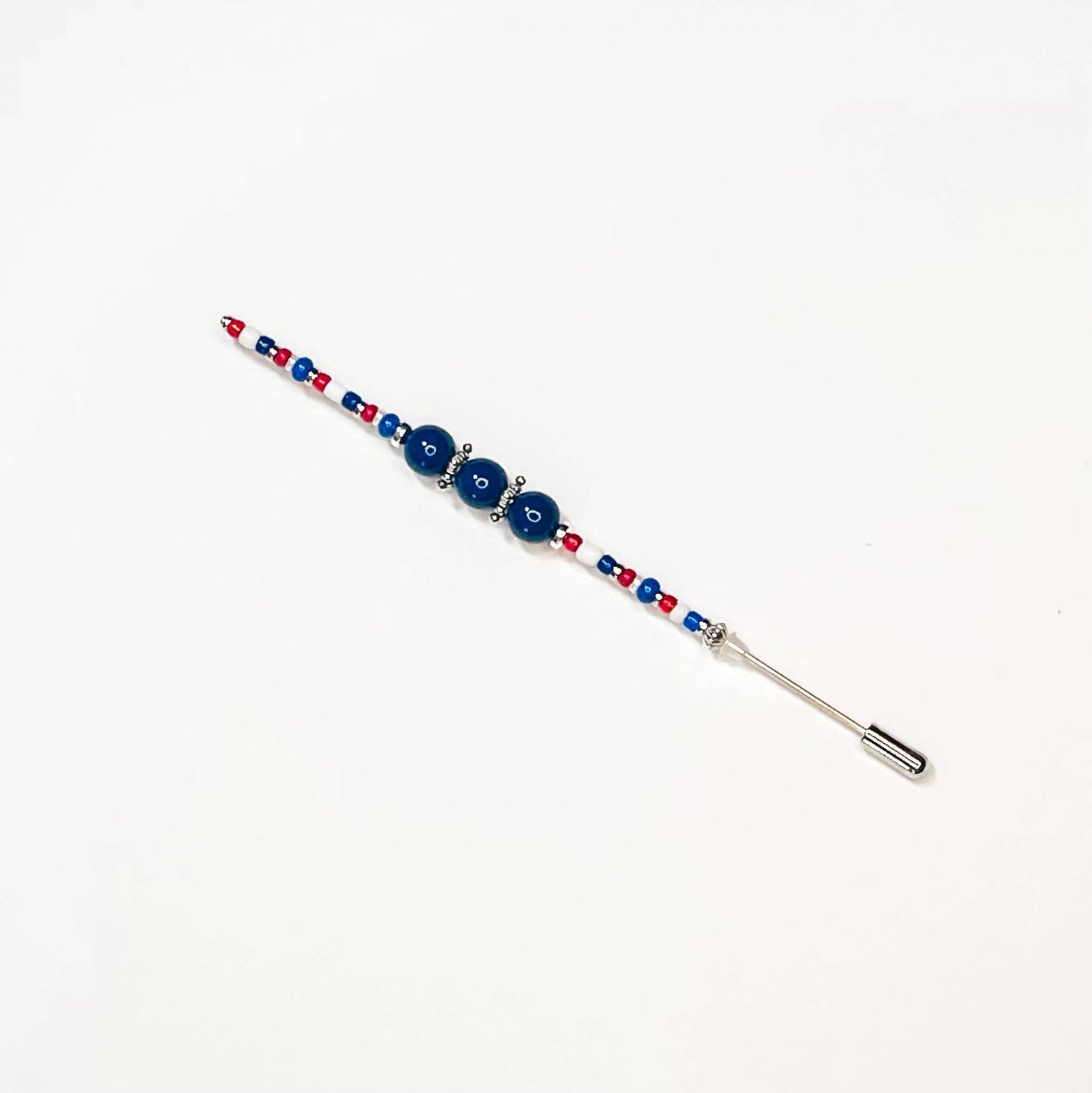 Assorted Deluxe 5" Stick Hat Pins : Turquoise Magnesite