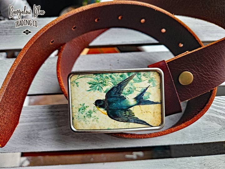 Vintage Swallow Belt Buckle