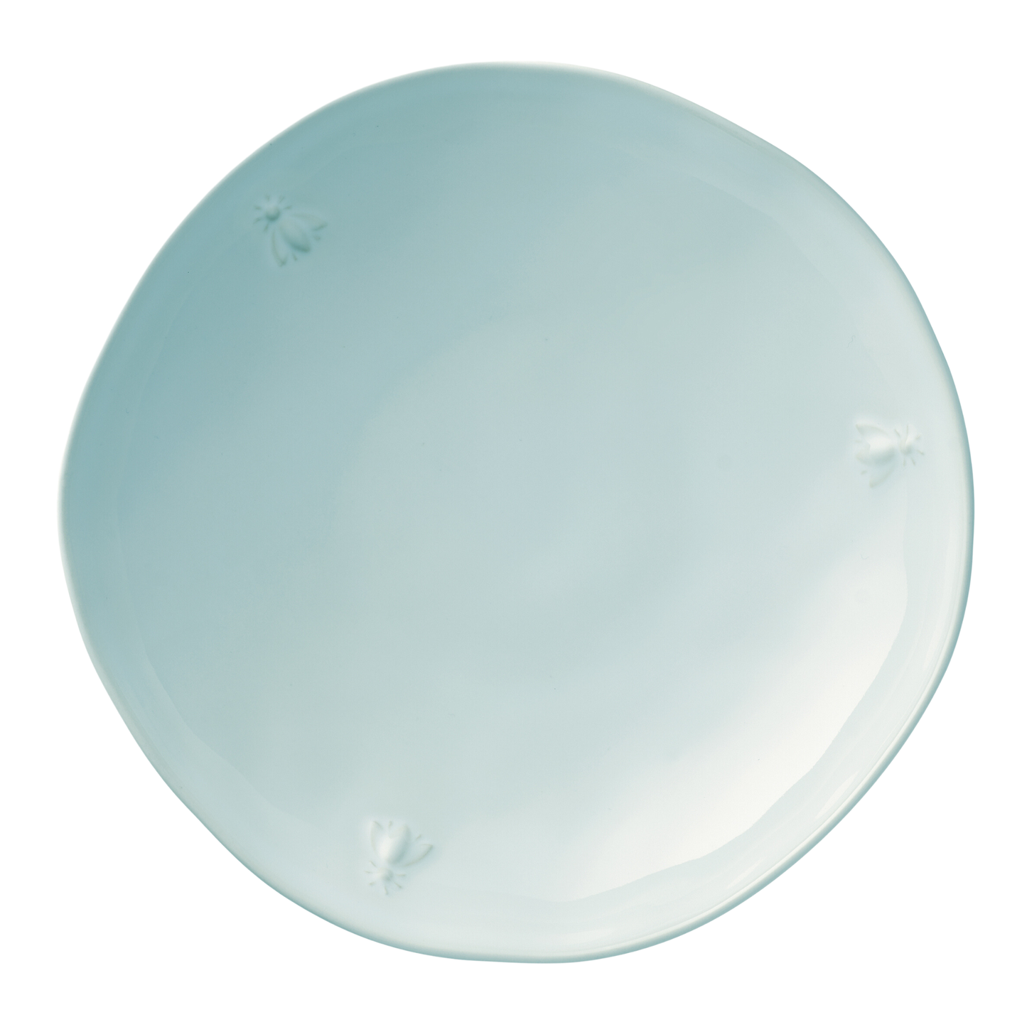 Bee Ceramic Pasta Plate Set- 4: Ecru