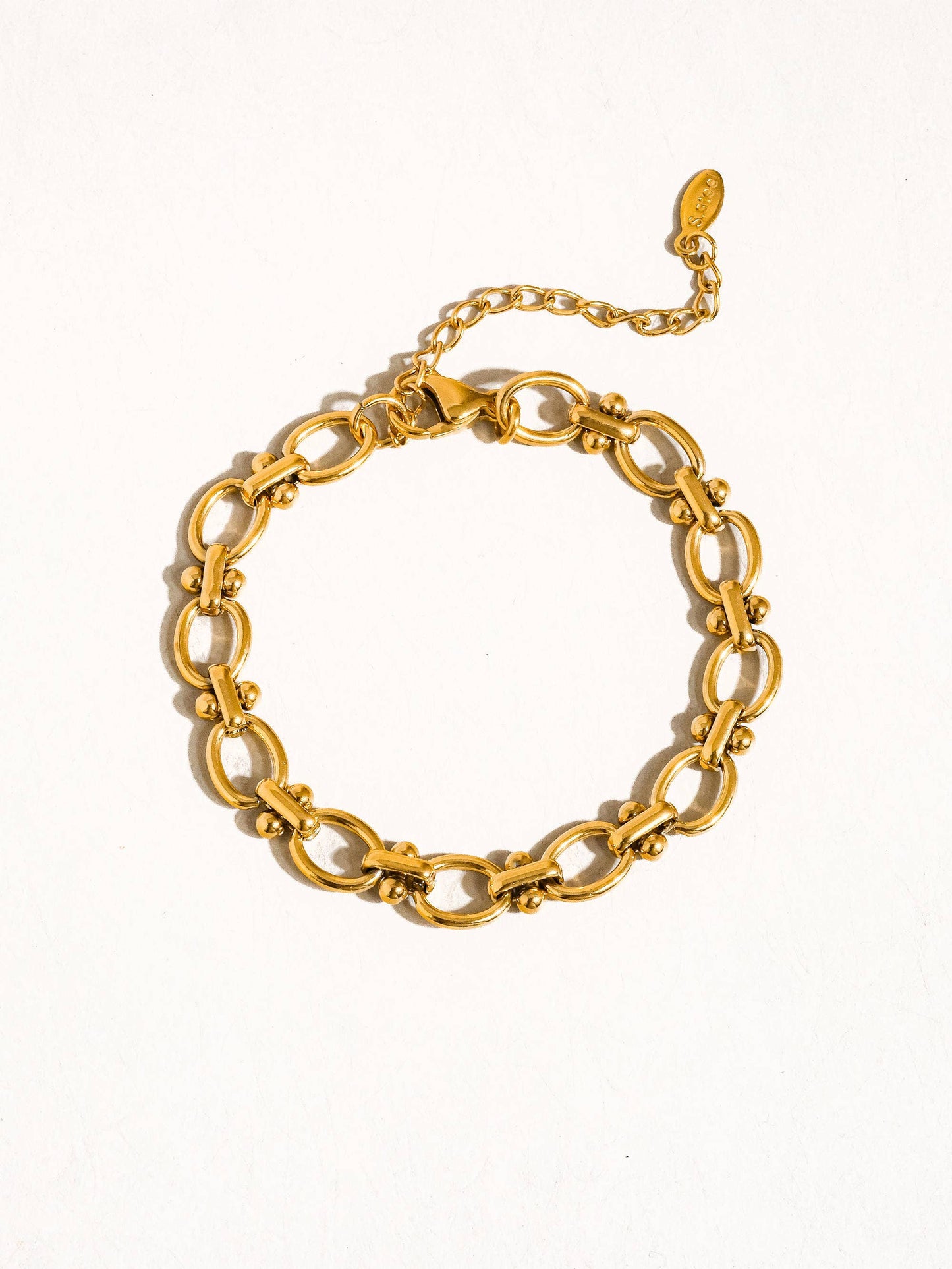Flânerie by MAIQ - Dawson 18K Gold Non-Tarnish Braided Chain Bracelet: Yellow Gold
