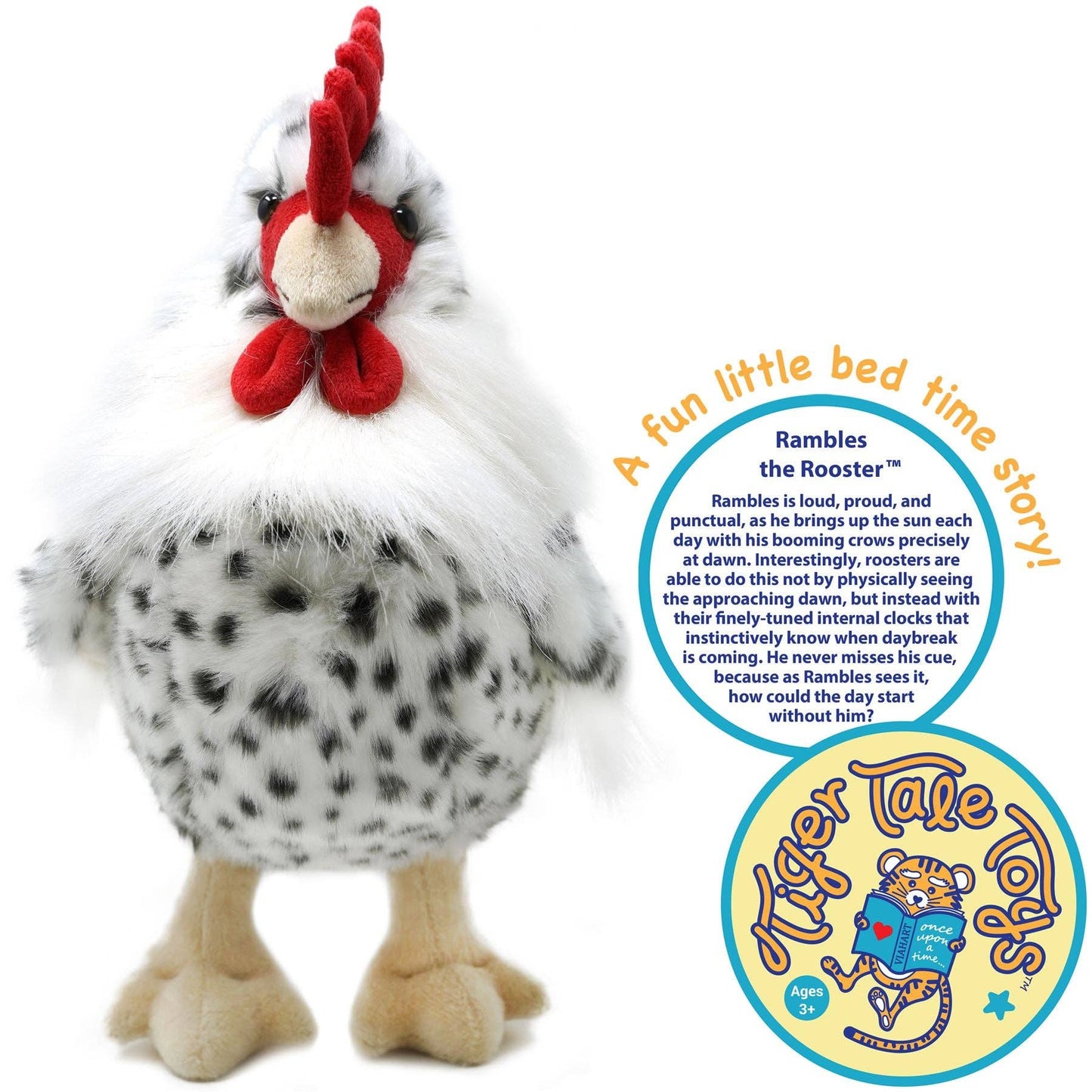 VIAHART Toy Co. - Rambles the Rooster | 15 Inch Stuffed Animal Plush
