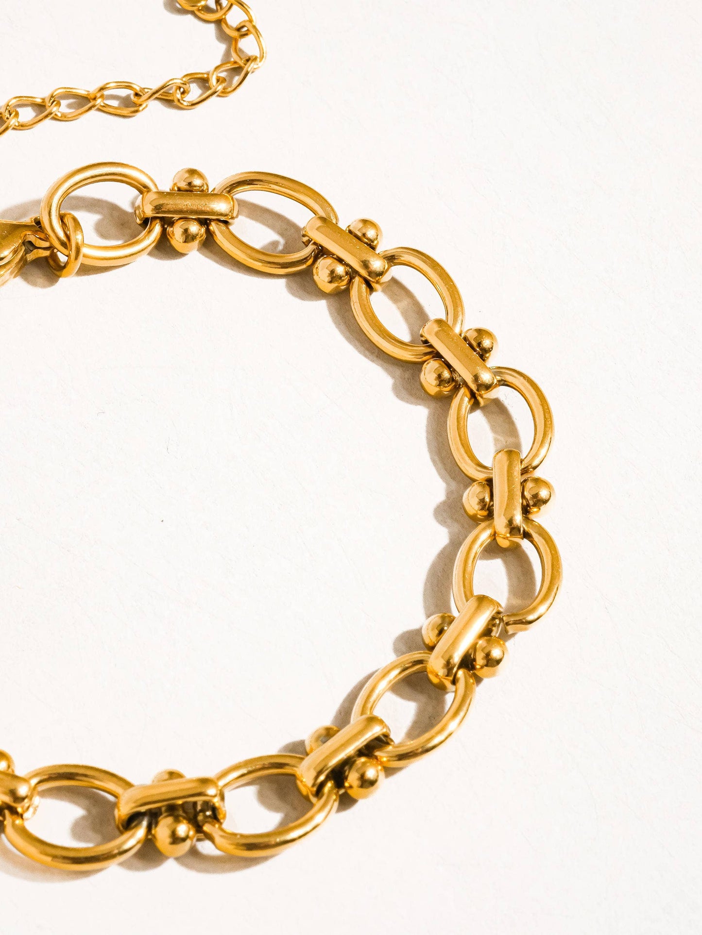 Flânerie by MAIQ - Dawson 18K Gold Non-Tarnish Braided Chain Bracelet: Yellow Gold