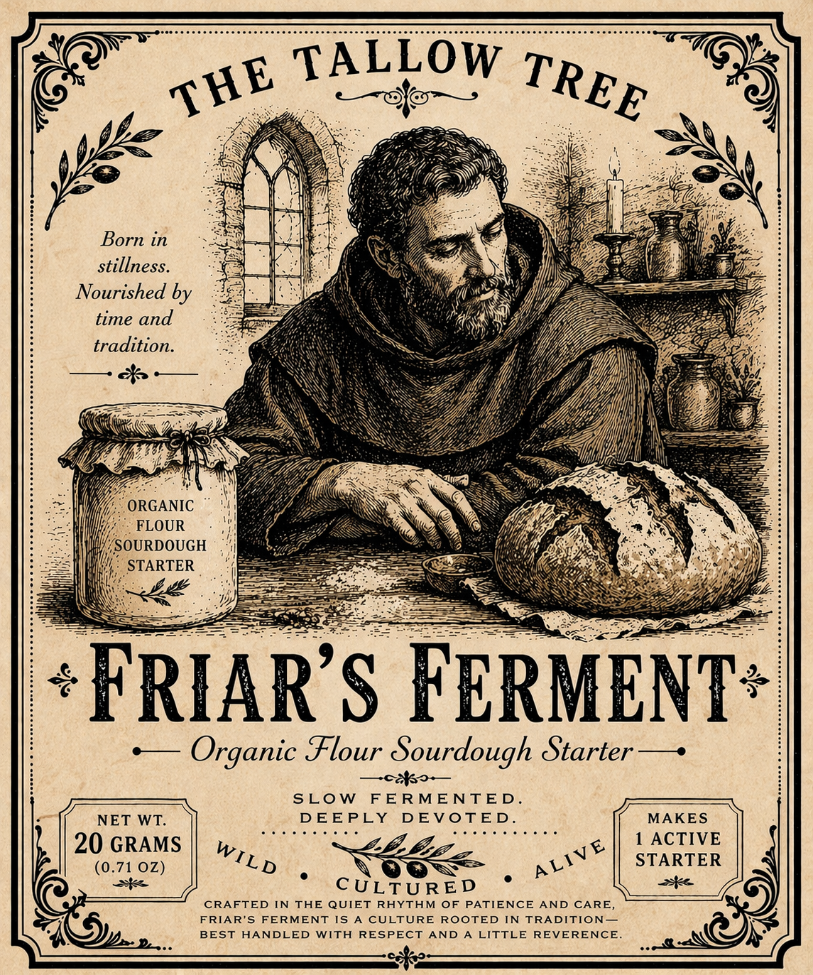 Dehydrated Sourdough Starter | Friar’s Ferment – Paris Peddler