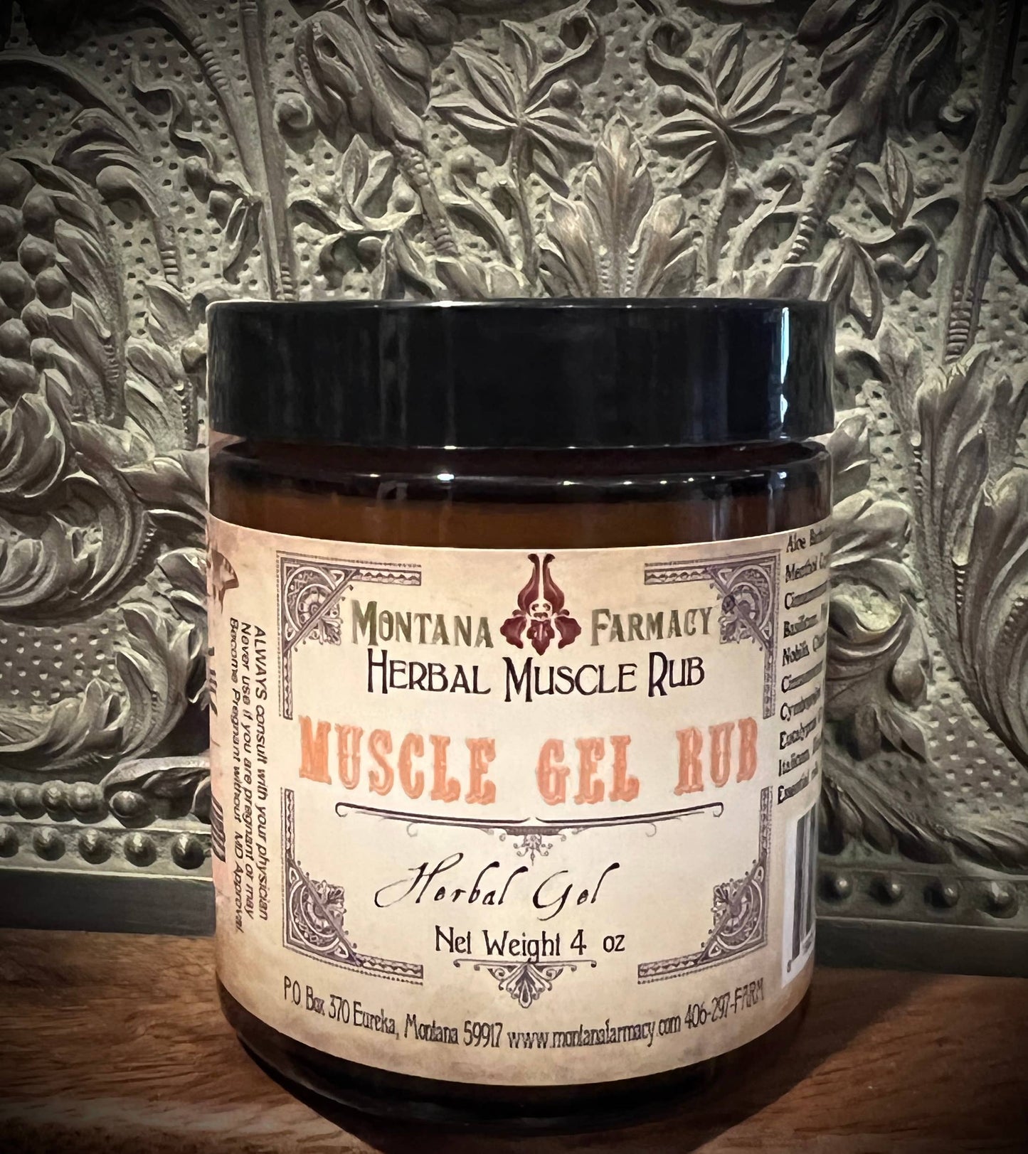 Muscle Gel Rub from Montana Farmacy Old Fashioned Aromatic