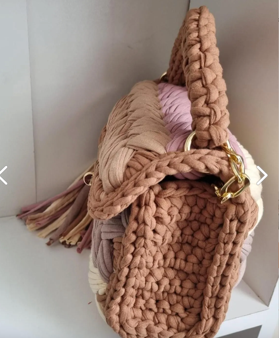 CHQEL - CHQEL Evening Clutch Bag for Women, Handmade Crochet Purse