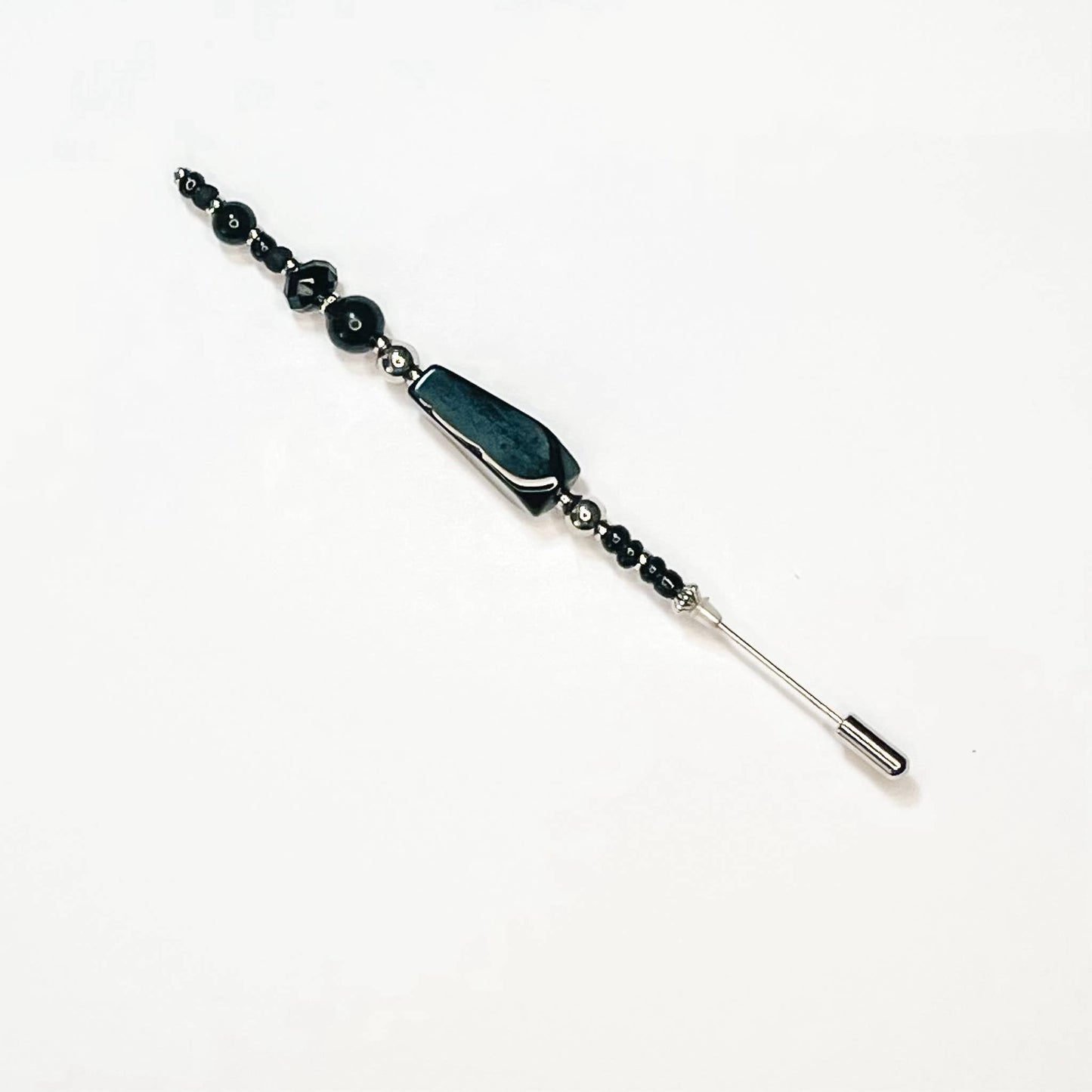 Assorted Deluxe 5" Stick Hat Pins : Turquoise Magnesite