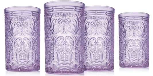 Godinger - Set of Four Jax Highball - Lavender