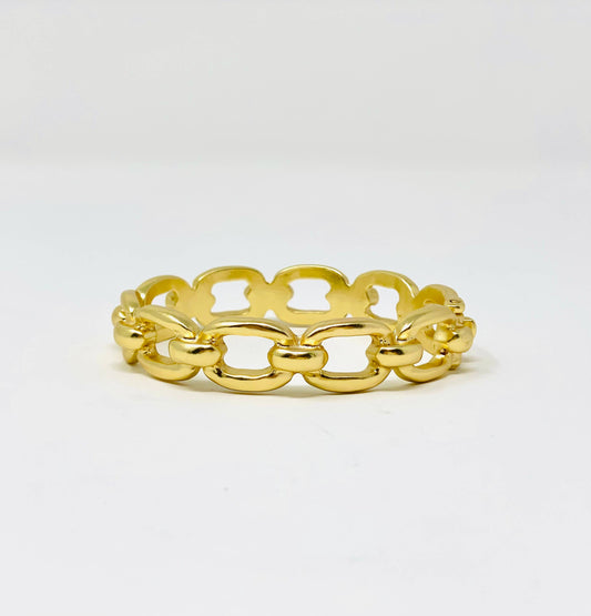 Gold Bridget Bracelet: Brush Gold