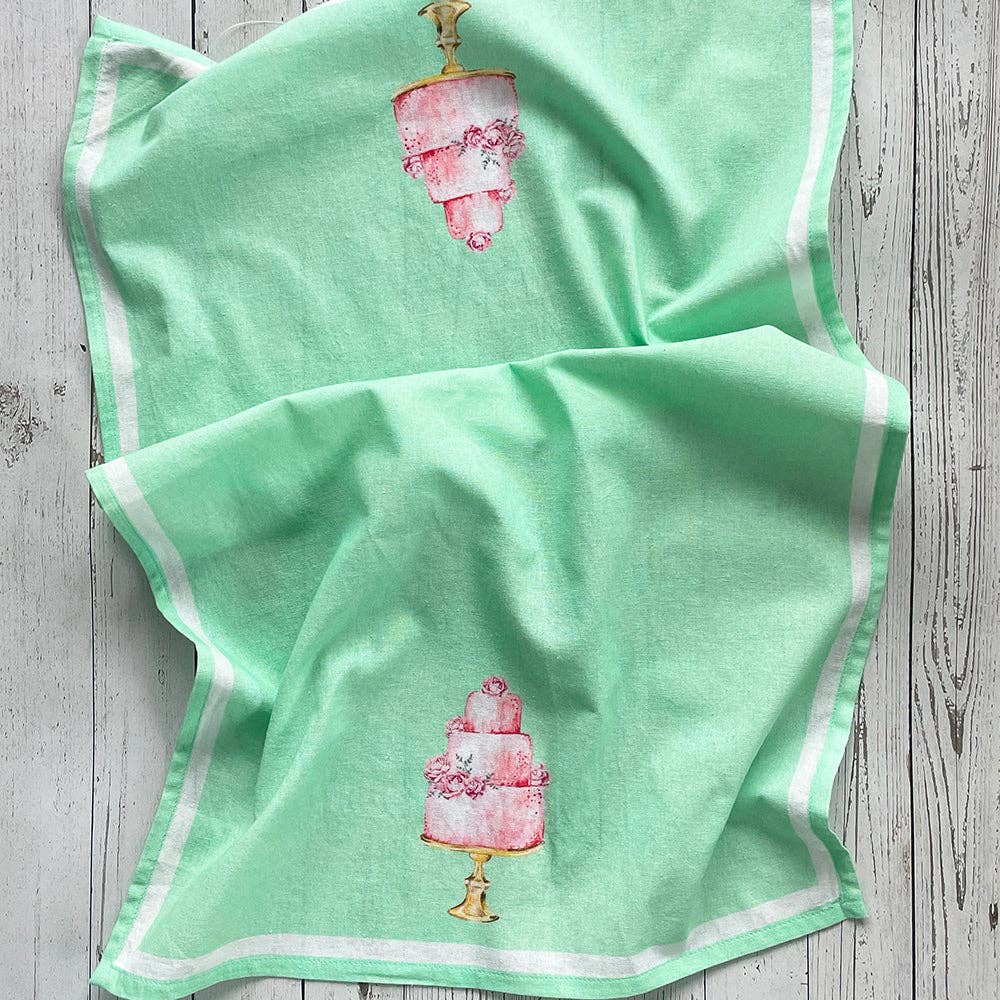 Cake Floursack Kitchen Towel S/2: Multi / KT