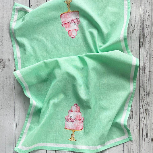Cake Floursack Kitchen Towel S/2: Multi / KT