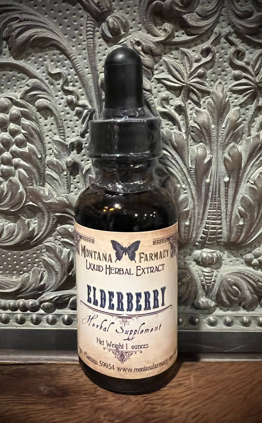 Elderberry Herbal Tincture: 1oz