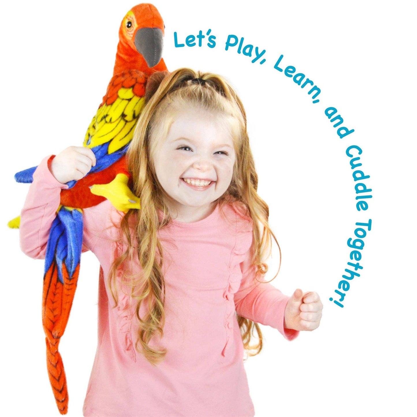 VIAHART Toy Co. - Miguelita The Macaw | 22 Inch Stuffed Animal Plush