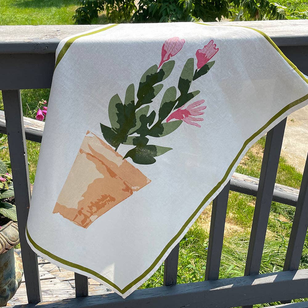Cyclamen Floursack Kitchen Towel S/2: Multi / KT