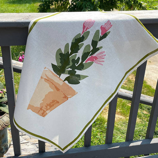 Cyclamen Floursack Kitchen Towel S/2: Multi / KT