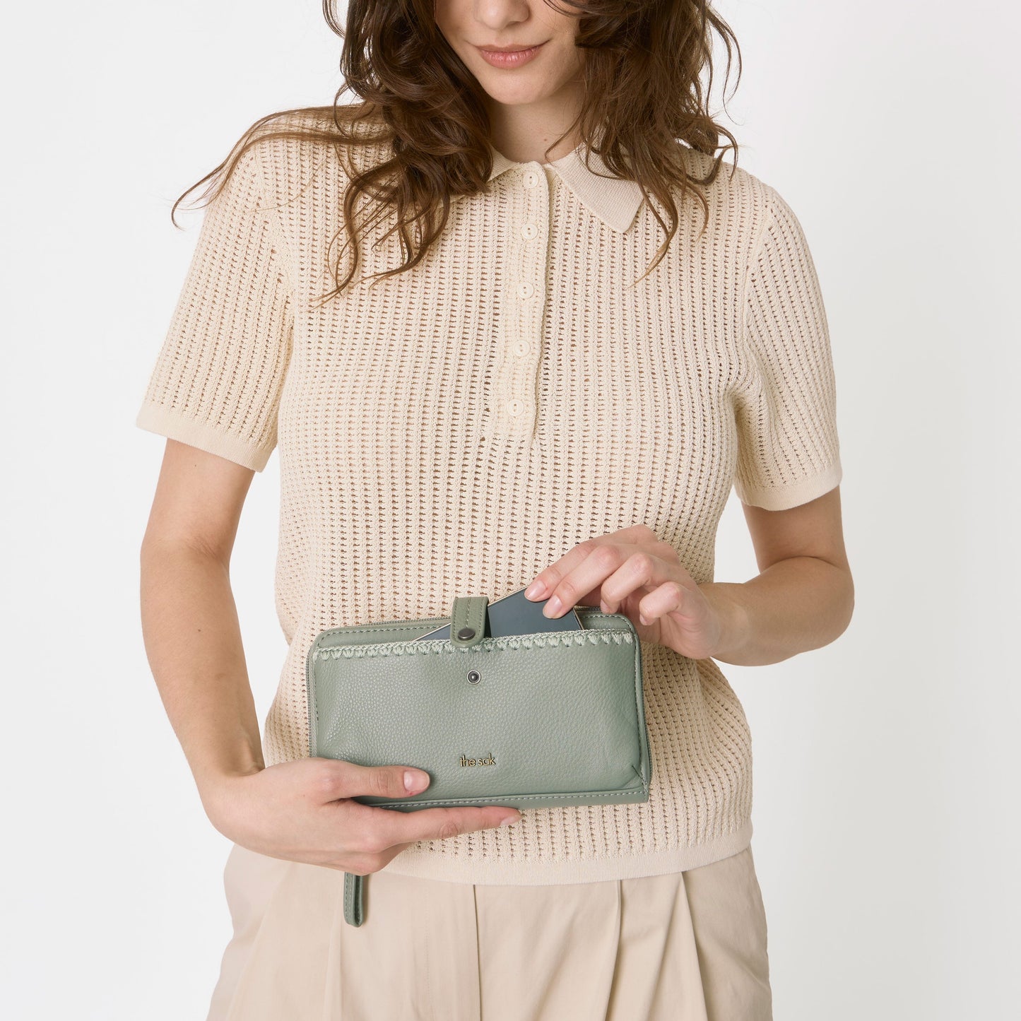 Iris Smartphone Wallet - Leather - Meadow