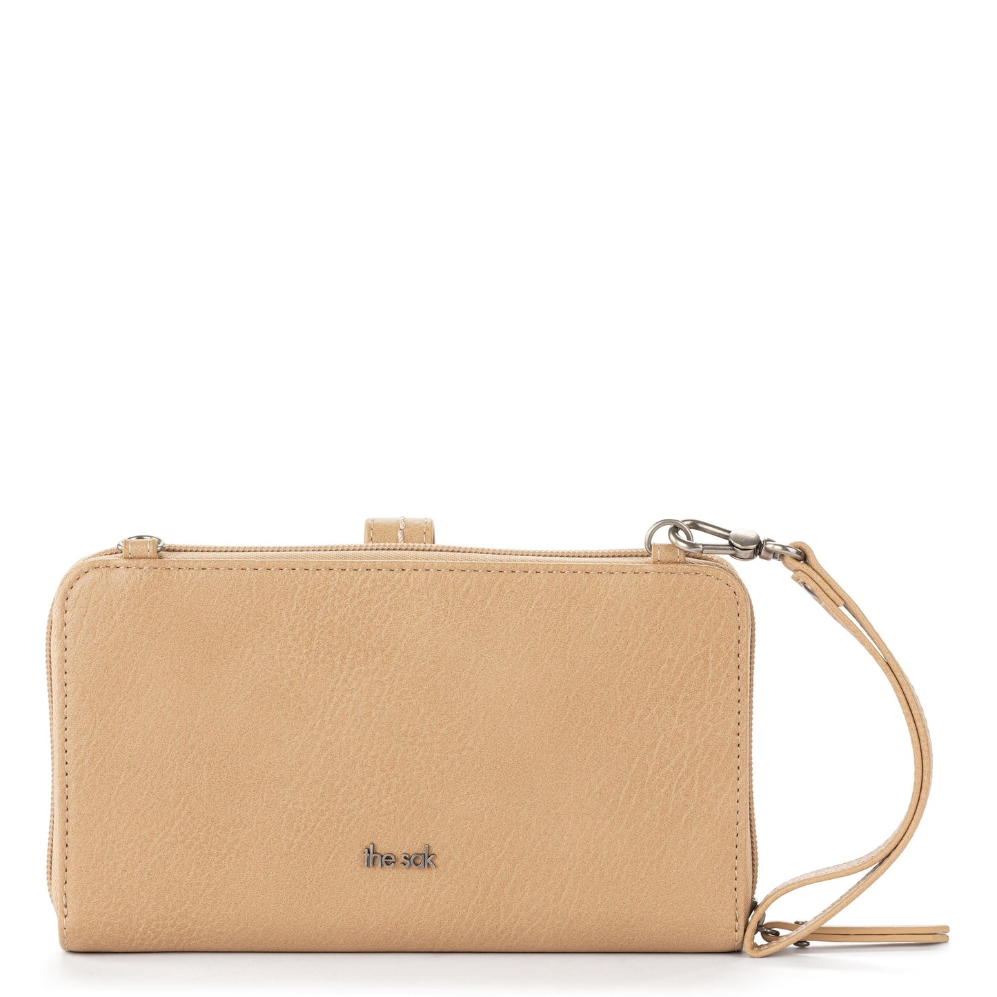 Iris Smartphone Wallet - Hand Crochet - Ecru Multi Beads