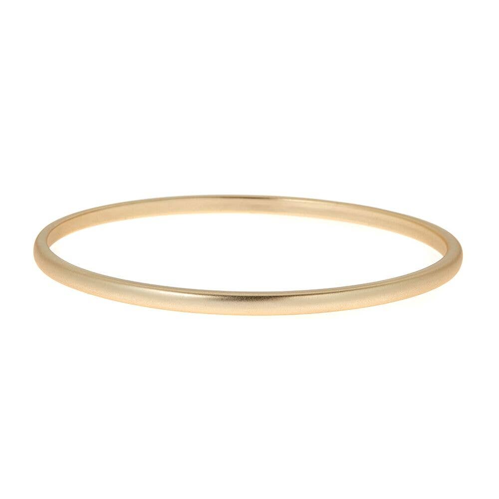 Set of 3 Brush Gold Peyton Bangle