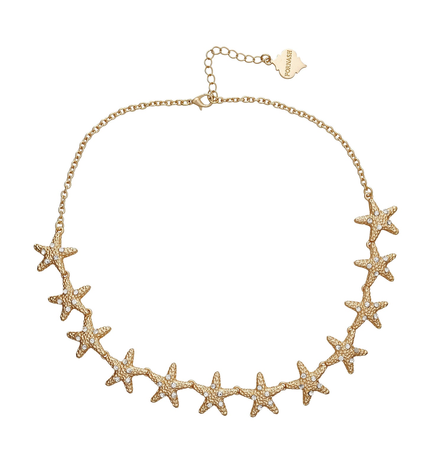 Brush Gold Boca Necklace