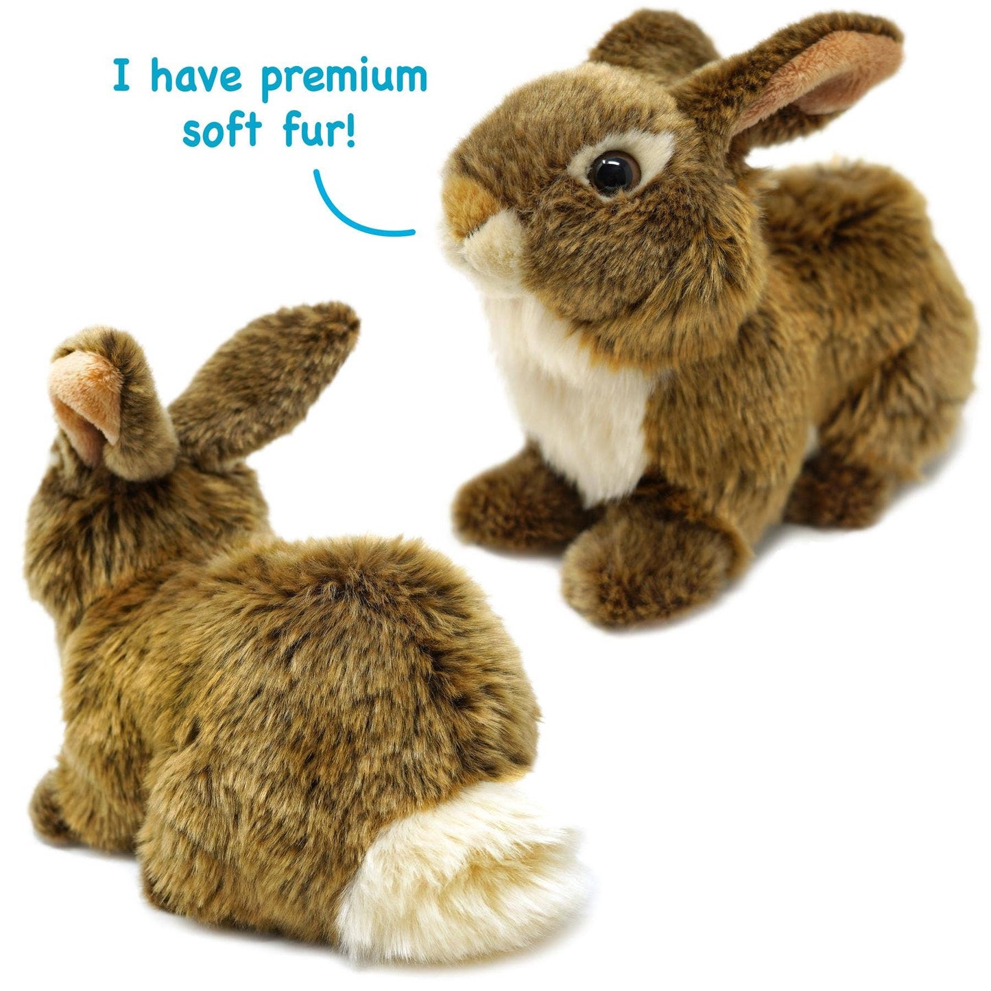 VIAHART Toy Co. - Brigid the Brown Rabbit | 10 Inch Stuffed Animal Plush