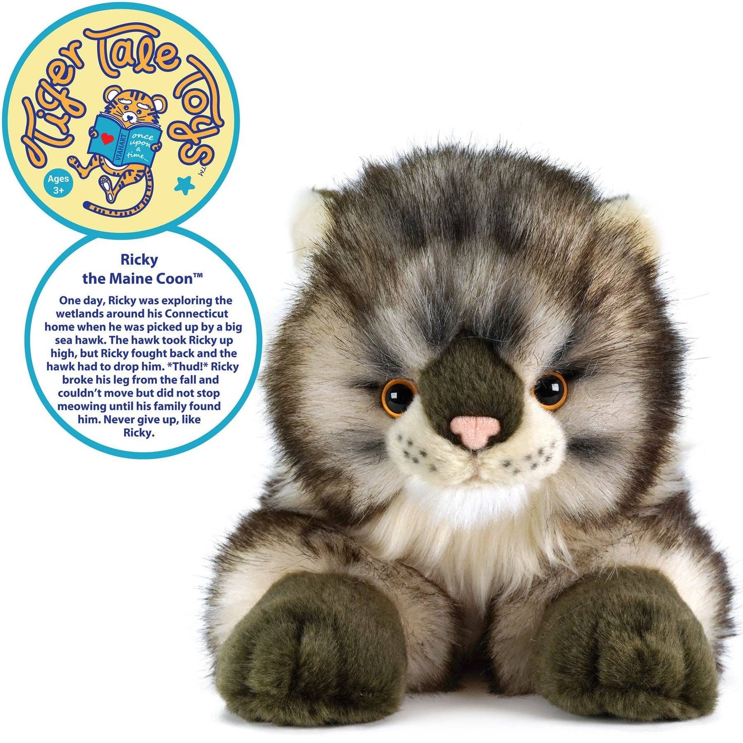 Ricky the Maine Coon | 16 Inch Stuffed Animal Plush