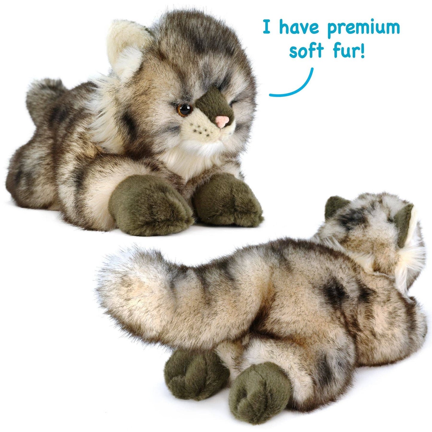 Ricky the Maine Coon | 16 Inch Stuffed Animal Plush