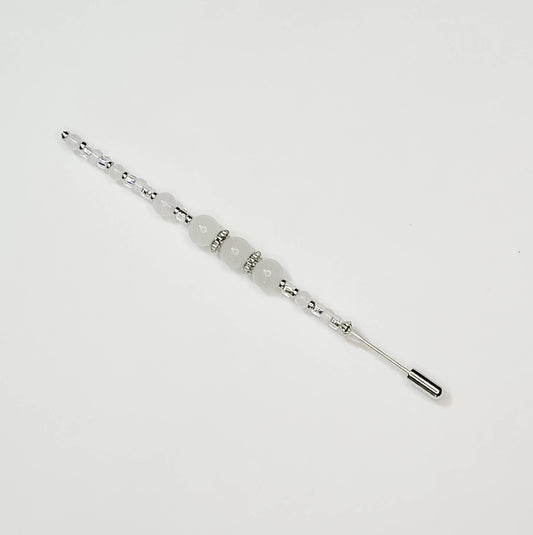 Assorted Deluxe 5" Stick Hat Pins : Quartz