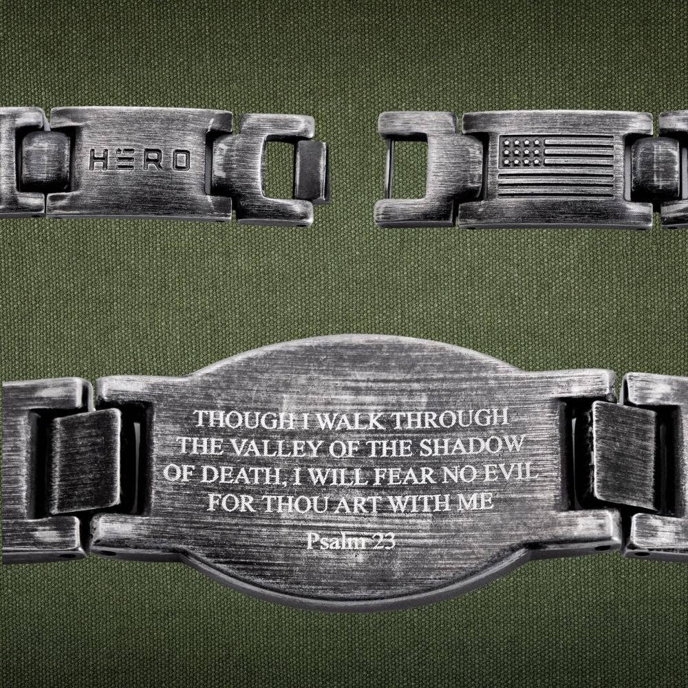 The Hero Company - The Hero Company - 'For The Fallen' Arlington Magnetic Bracelet: Helps Pair Veterans With A Service Dog Or Shelter Dog - Faire