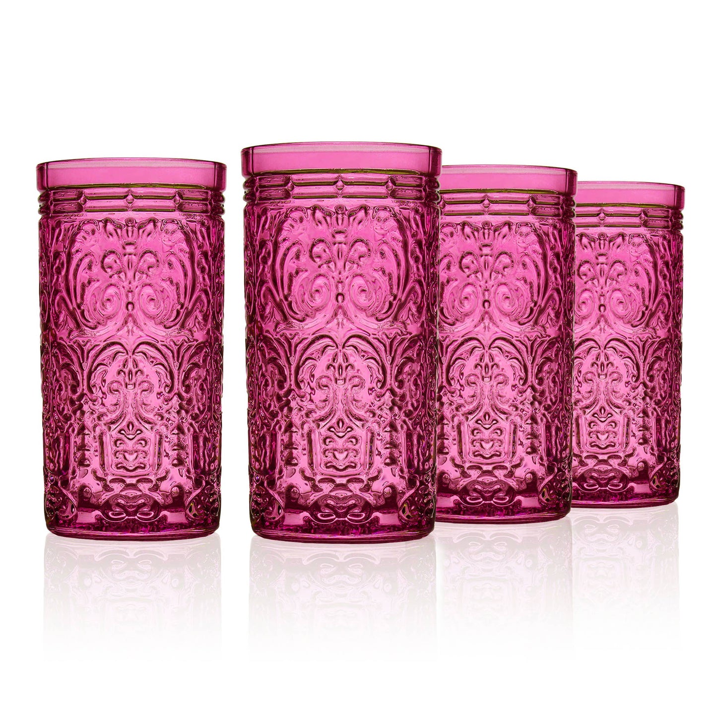 Godinger - Godinger Jax Drinkware Hot Pink
