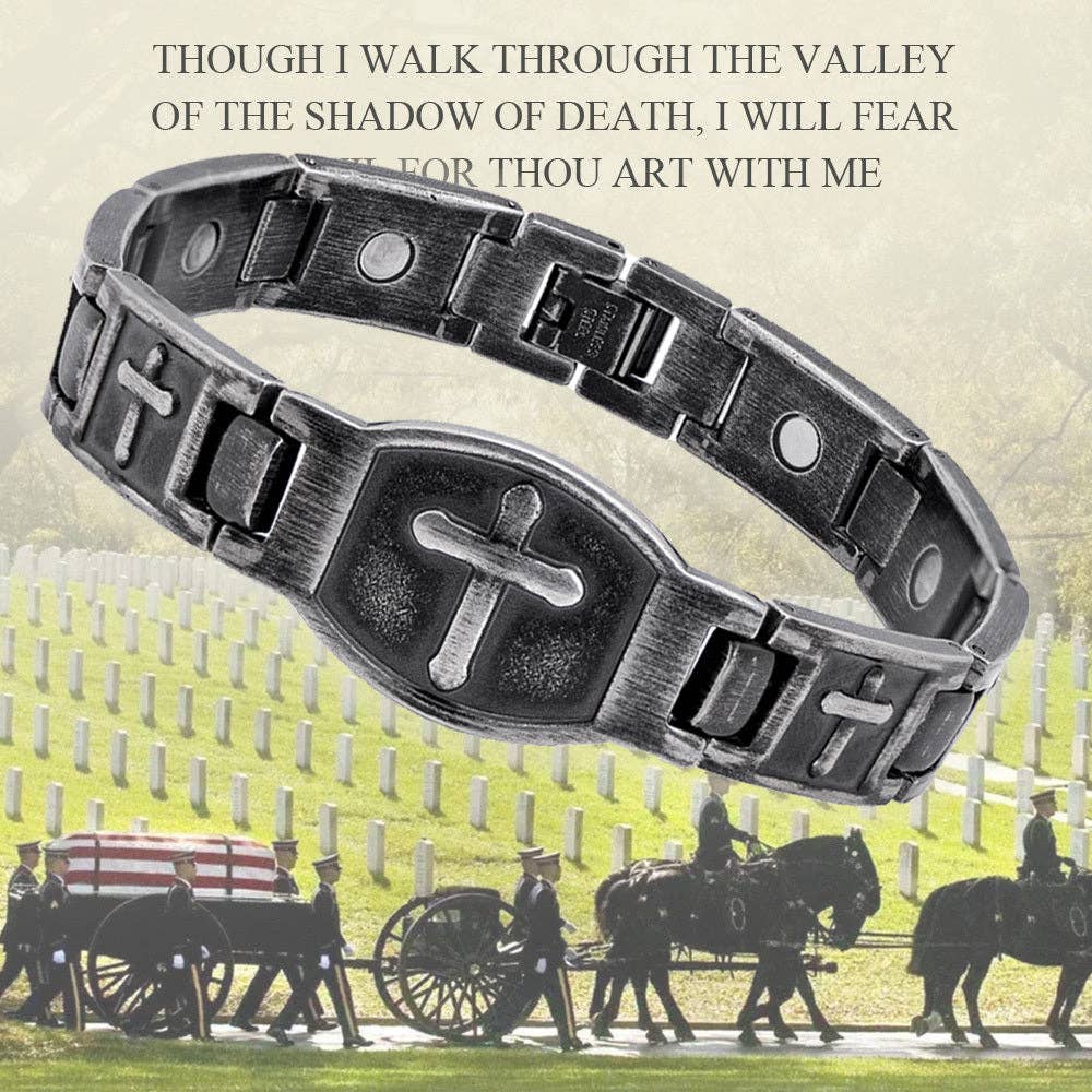 The Hero Company - The Hero Company - 'For The Fallen' Arlington Magnetic Bracelet: Helps Pair Veterans With A Service Dog Or Shelter Dog - Faire