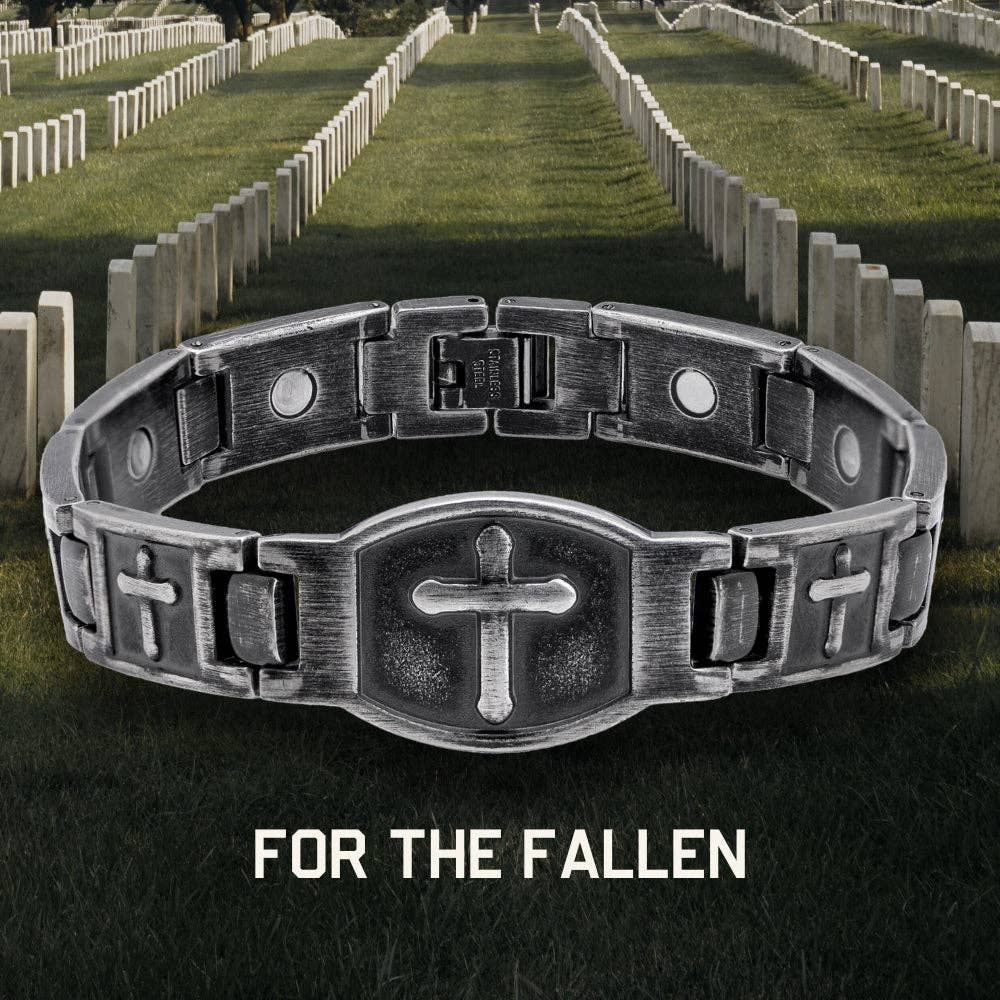 The Hero Company - The Hero Company - 'For The Fallen' Arlington Magnetic Bracelet: Helps Pair Veterans With A Service Dog Or Shelter Dog - Faire