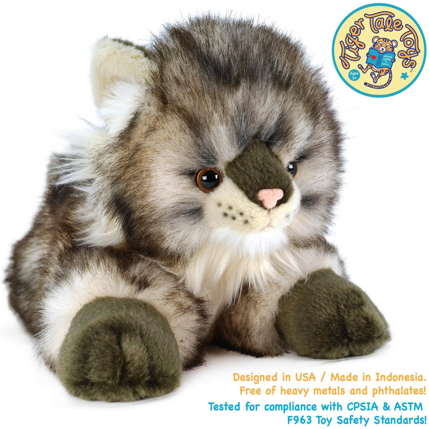 Ricky the Maine Coon | 16 Inch Stuffed Animal Plush