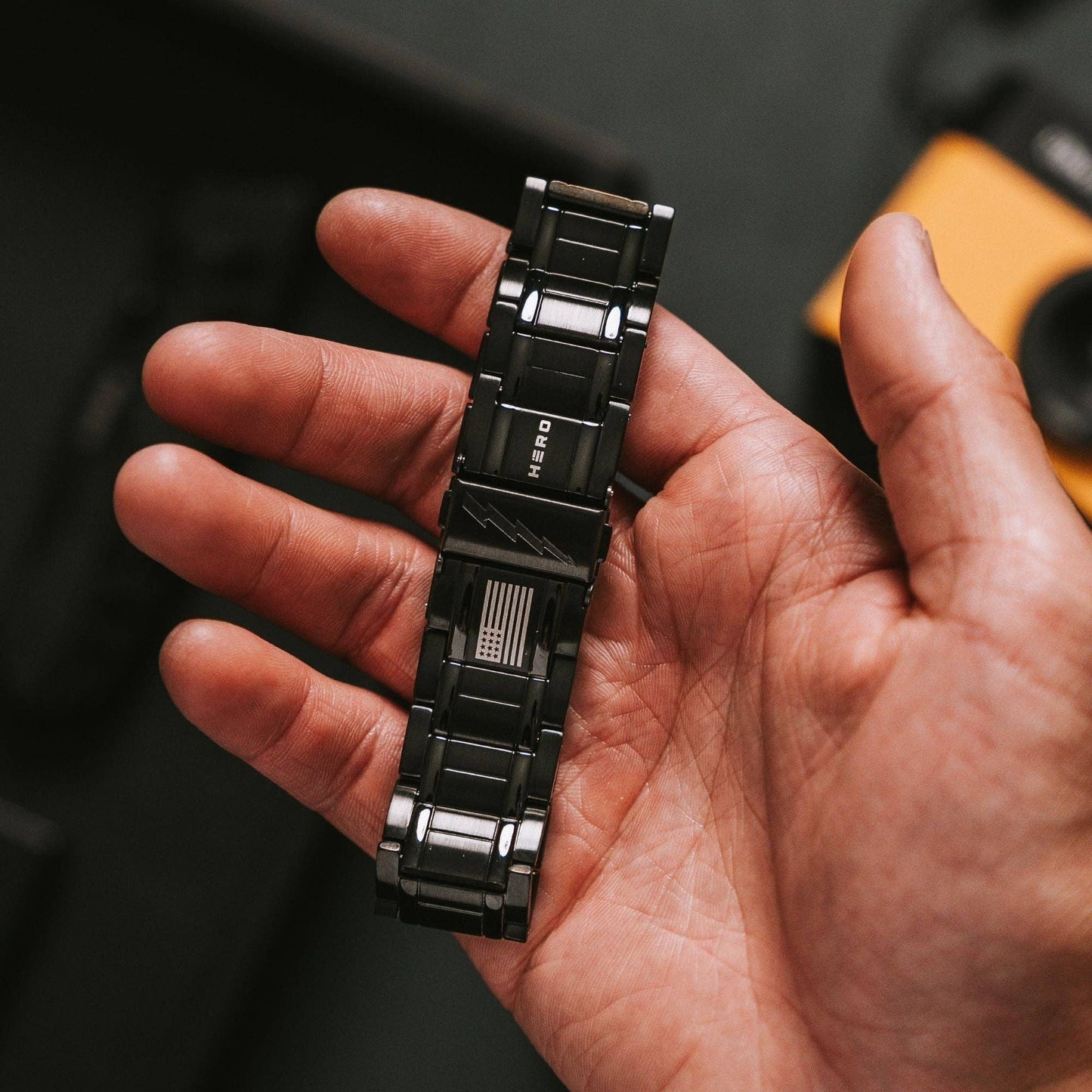 The Hero Company- Abrams Thunderbolt Tank Magnetic Bracelet: Helps Pair Veterans With A Service Dog or Shelter Dog -Faire