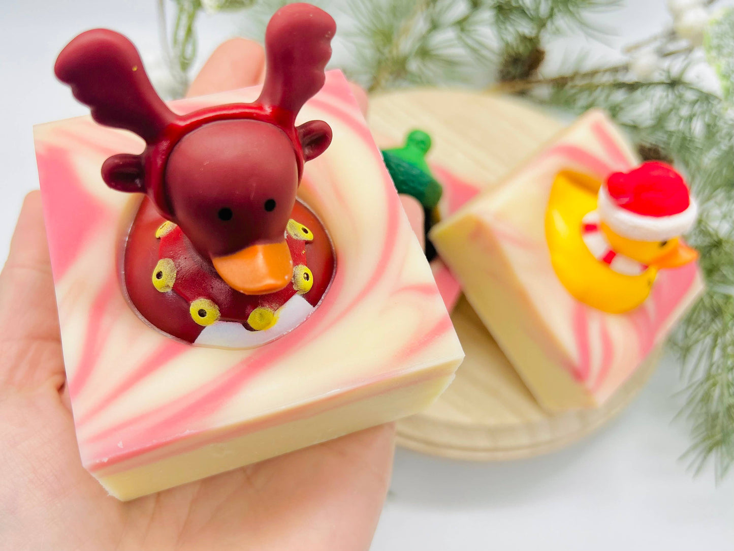 SEASONAL Holiday Handmade Soap Bar for Kids VEGAN
