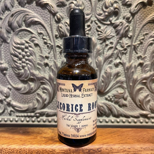 Licorice Root Herbal Tincture: 1oz