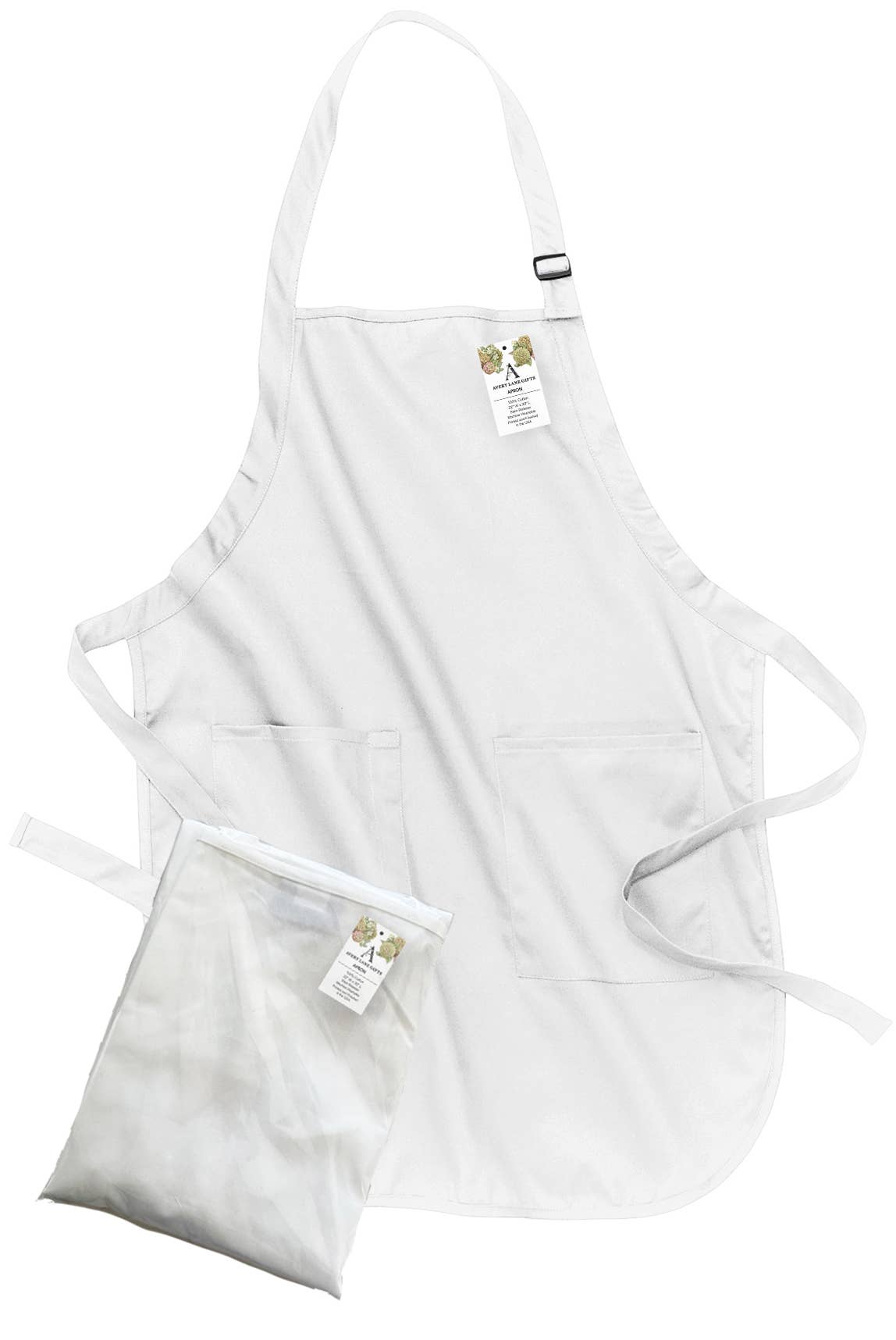 Vintage French Moulins Lamb Cotton Apron