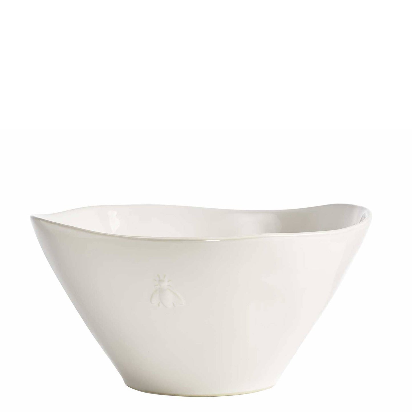 Bee Ceramic Salad Serving Bowl: Bleu