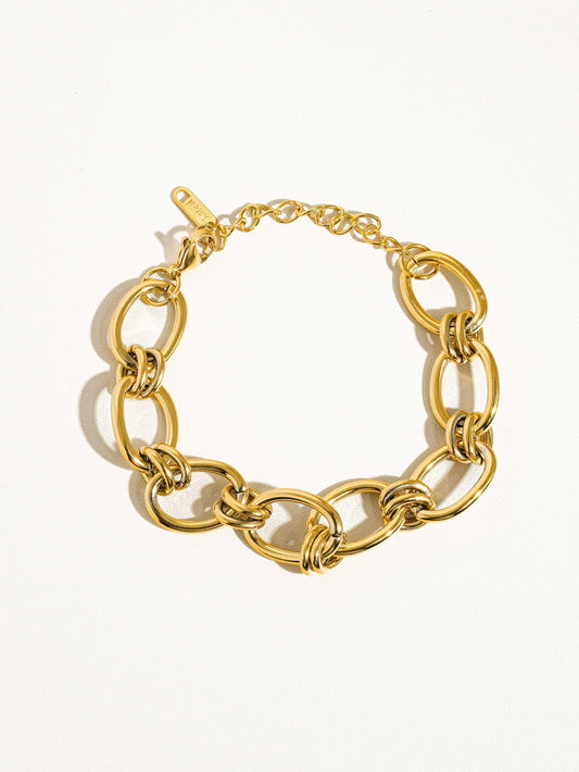 Flânerie by MAIQ - Tila 18K Gold Non-Tarnish Bold Chain Bracelet: Yellow Gold