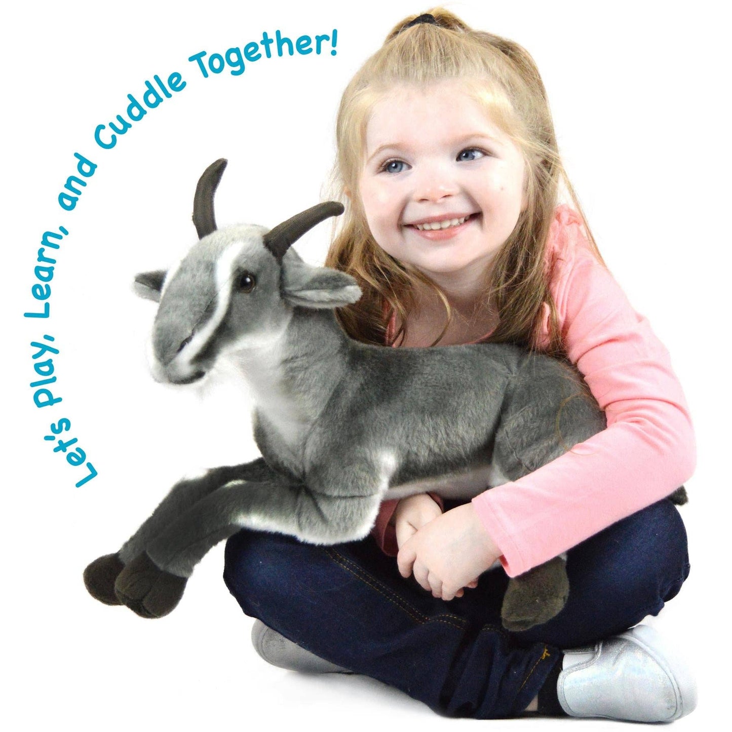 VIAHART Toy Co. - Patrick The Pygmy Goat | 18 Inch Stuffed Animal Plush