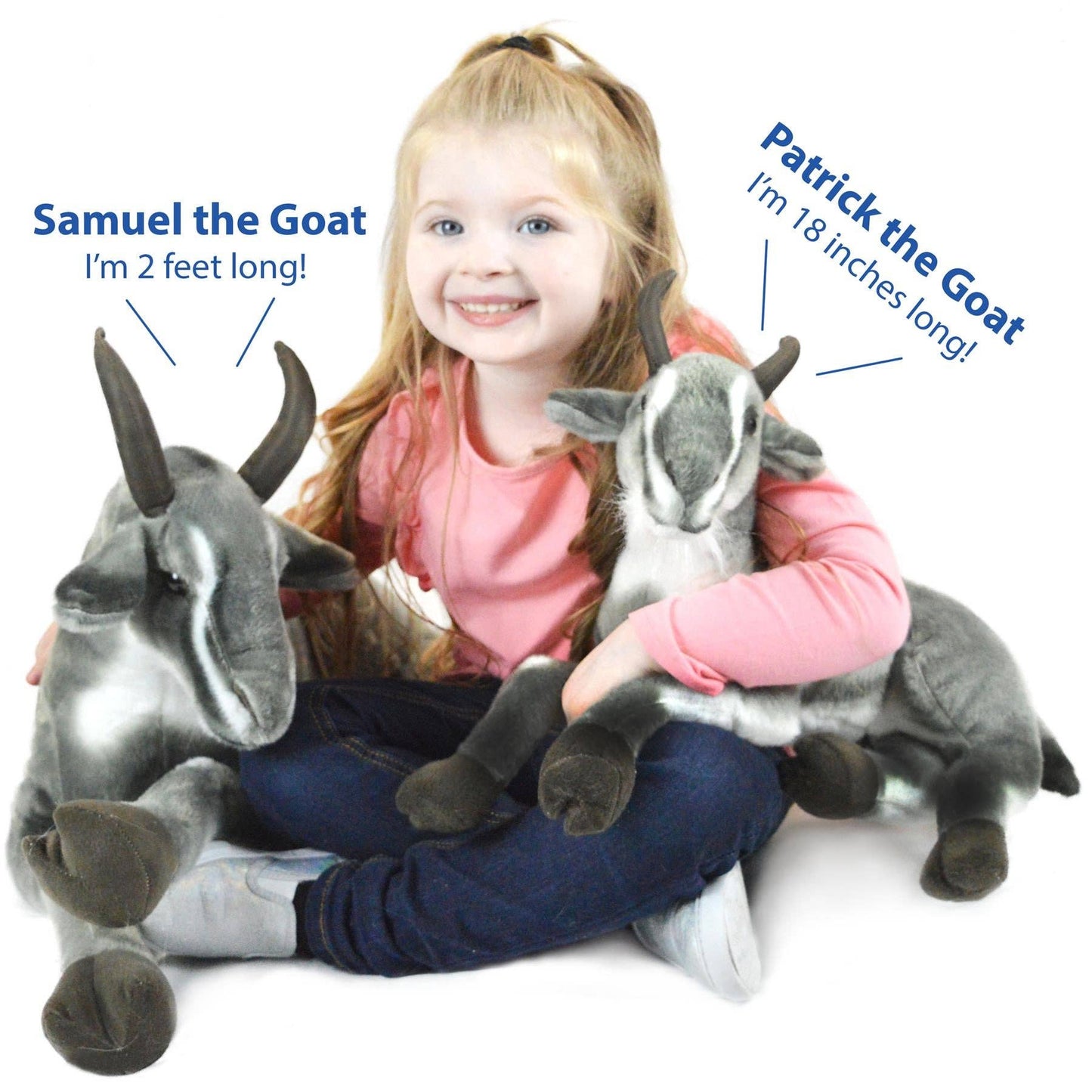VIAHART Toy Co. - Patrick The Pygmy Goat | 18 Inch Stuffed Animal Plush