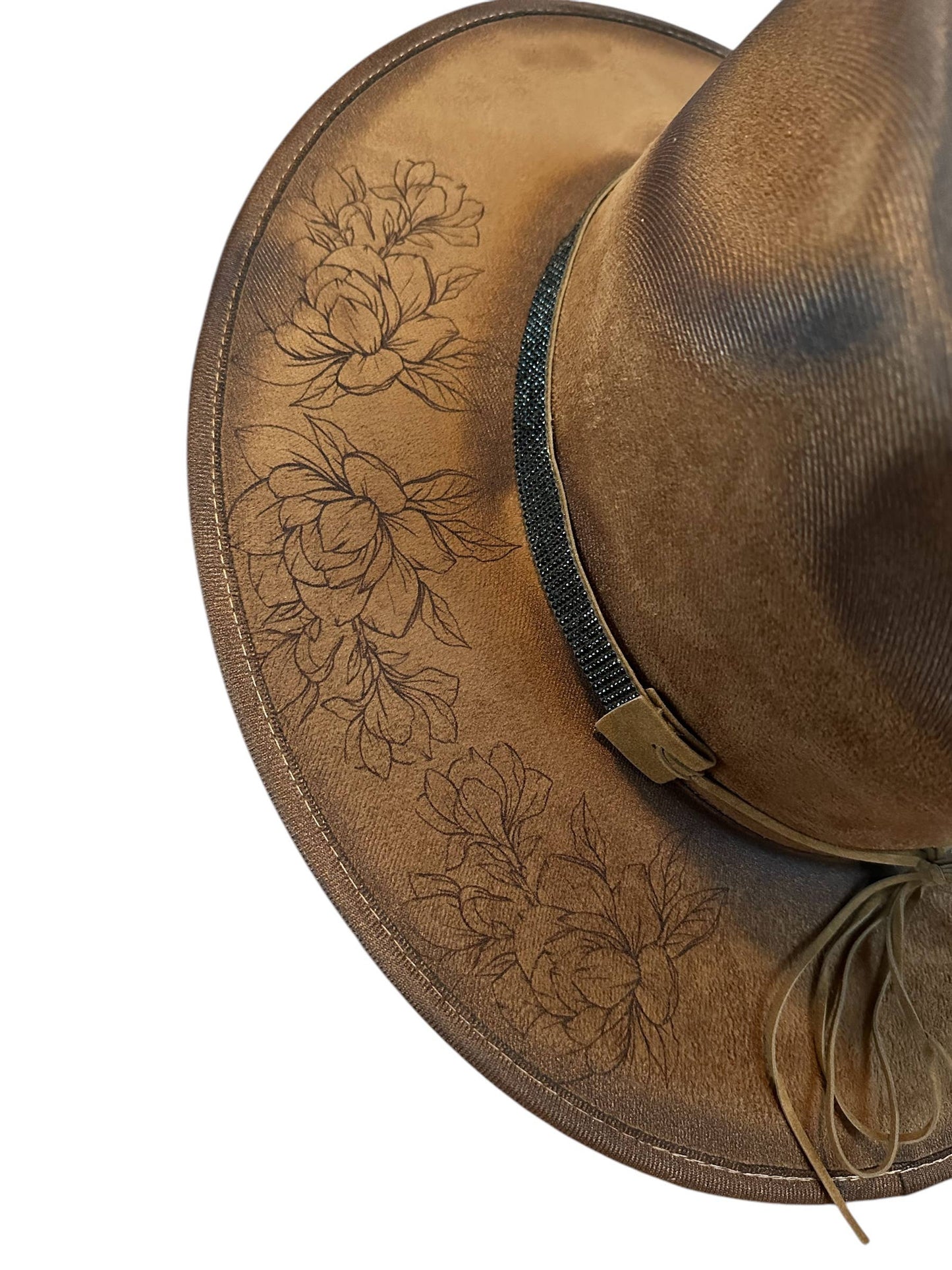 Hummingbird Magnolia Burnt Hat : Tobacco / Arrowhead Rancher