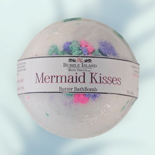 Bubble Island Bath Treats - Bath Bomb - Mermaid Kisses