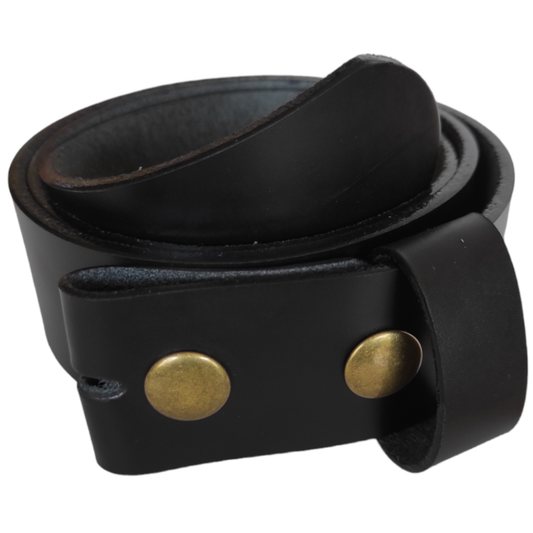 Black Full Grain Leather Belt: 32