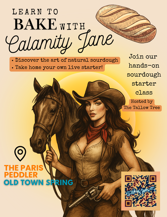 The Tallow Tree Sourdough Starter Class