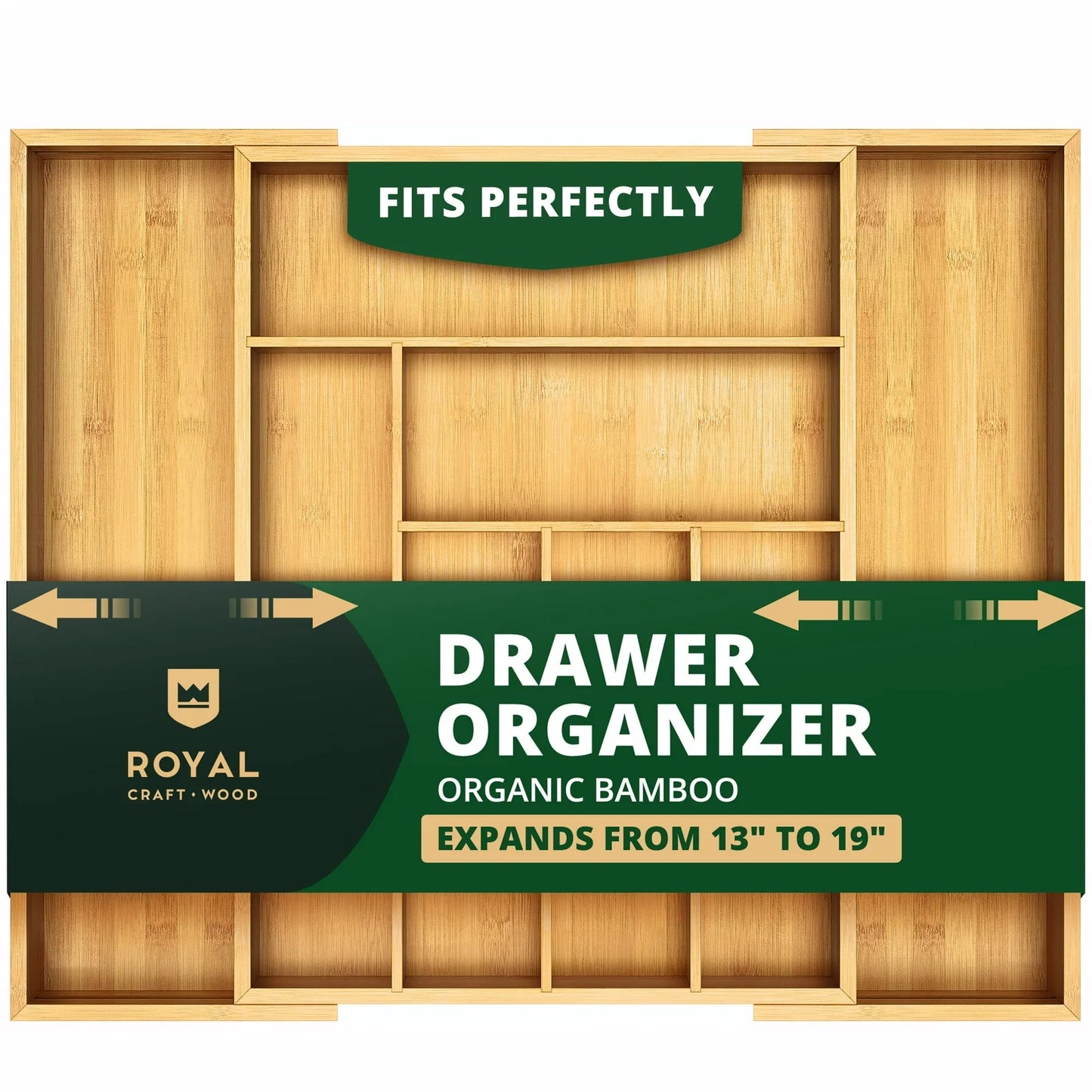 Expandable Silverware Organizer (8 Slots)
